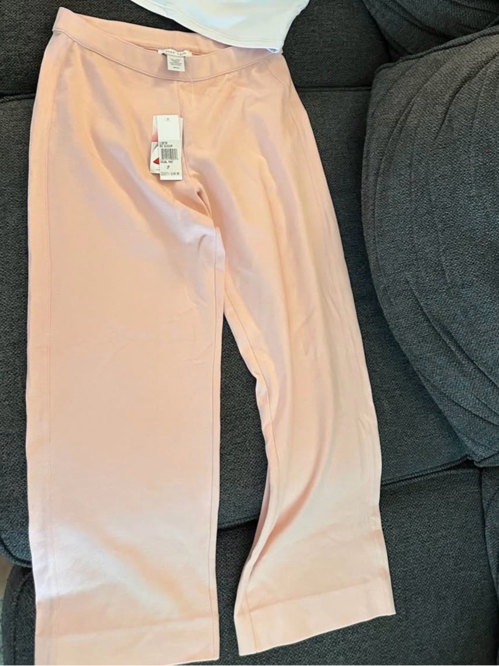 Joan Vass petite women Light Pink Pull-On Joggers